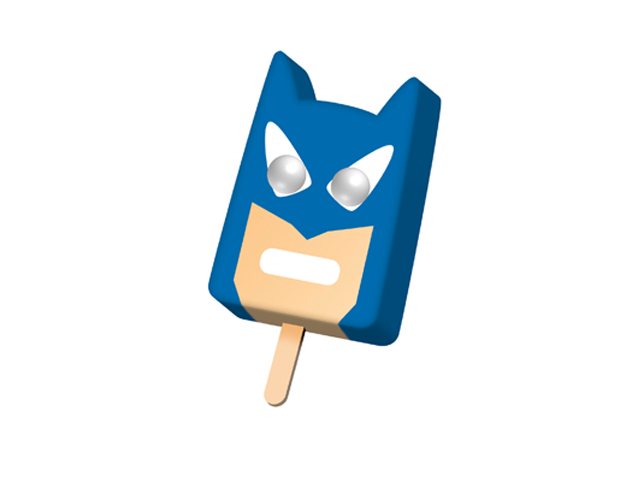 Blue Bunny Batman Bar - Sweetheart Ice Cream