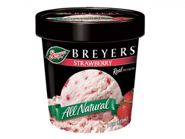 Breyers Pints Strawberry - Sweetheart Ice Cream