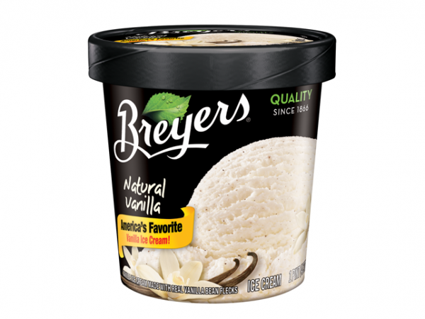 Breyers Pints Vanilla Sweetheart Ice Cream