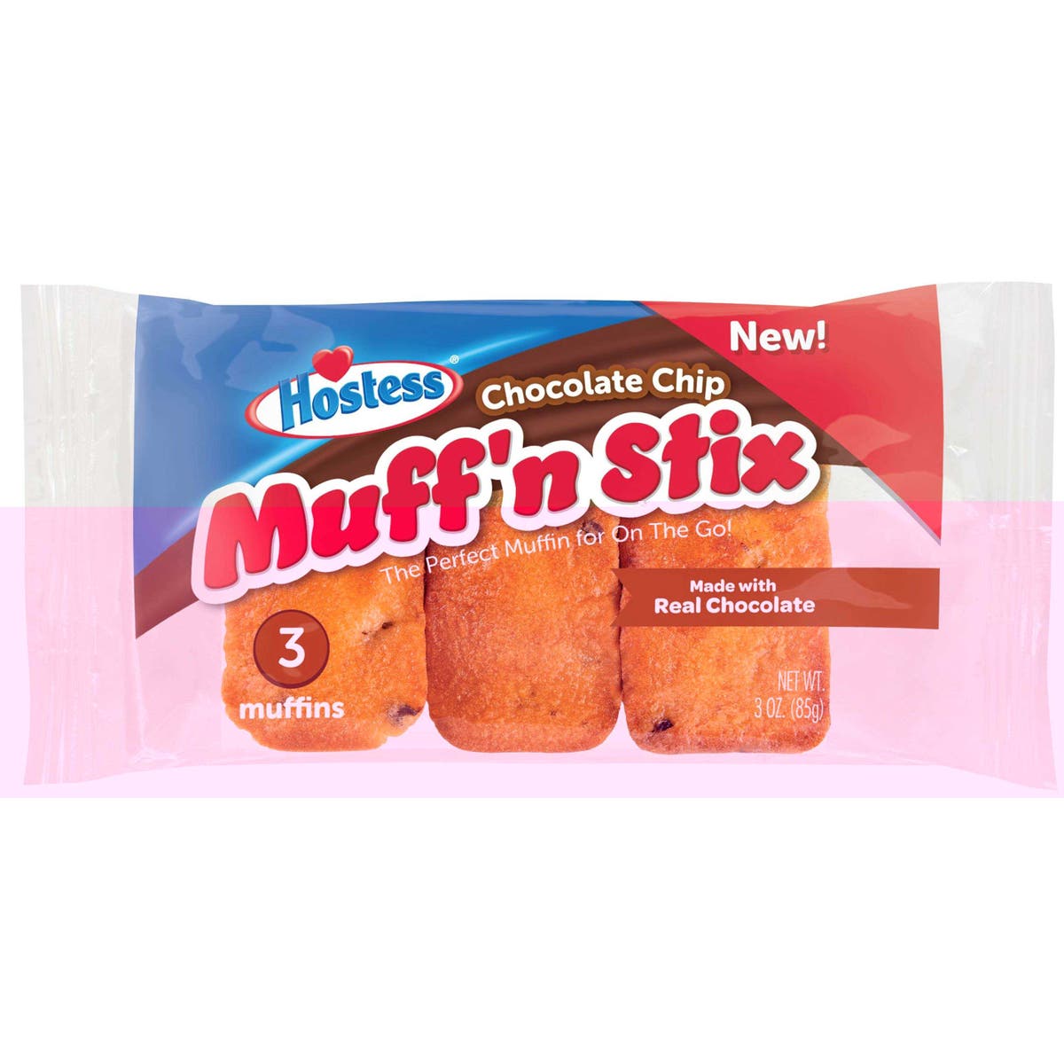 Hostess Choc Chip Muffin Stix 63ct Sweetheart Ice Cream