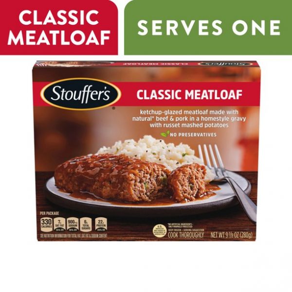 Stouffers Homestyle Meatloaf - Sweetheart Ice Cream